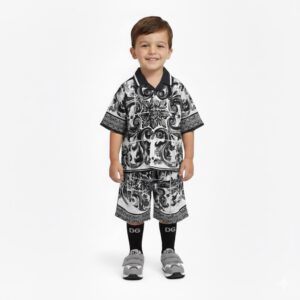 Dolce&Gabbana - bermudone fantasia per bambini