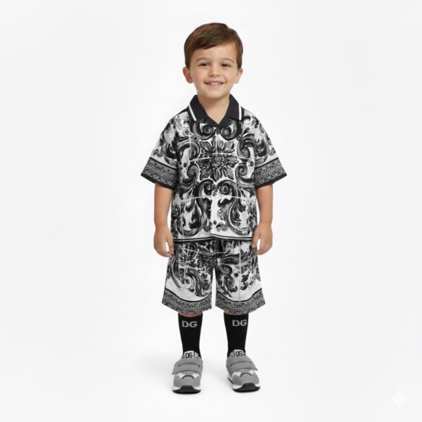 Dolce & Gabbana - Camicia fantasia per bambini