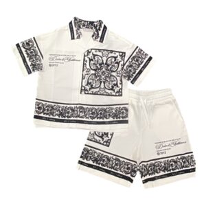 Dolce&gabbana - Bermudone fantasia per bambini