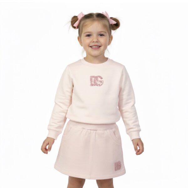 Dolce&Gabbana - Felpa con logo per bambina