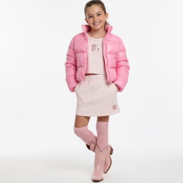 Dolce&Gabbana - Gonna con logo per bambina