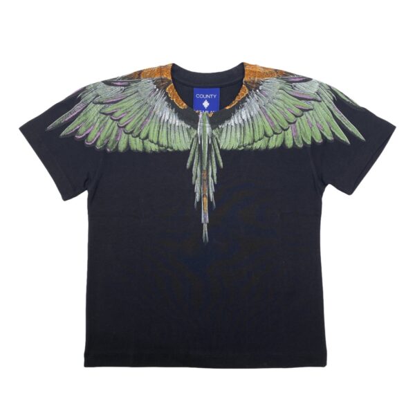 Marcelo Burlon - t-shirt tema aquila - nero