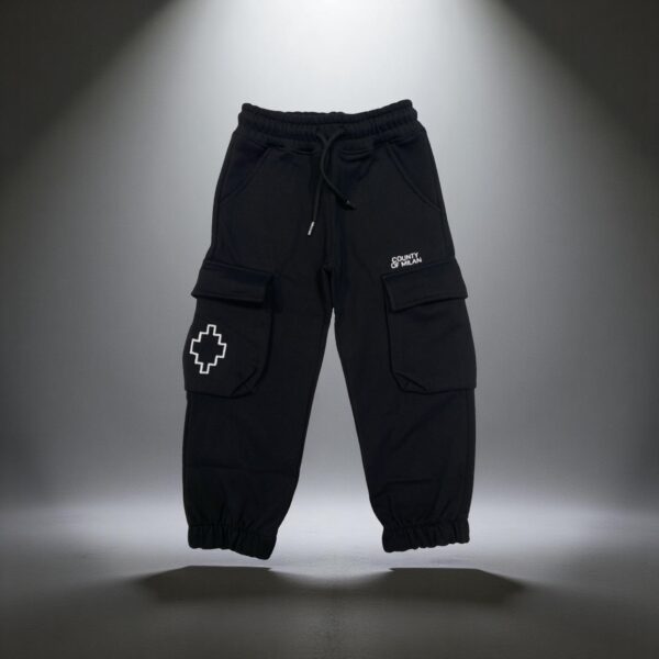 Marcelo Burlon - Pantalone cargo in felpa