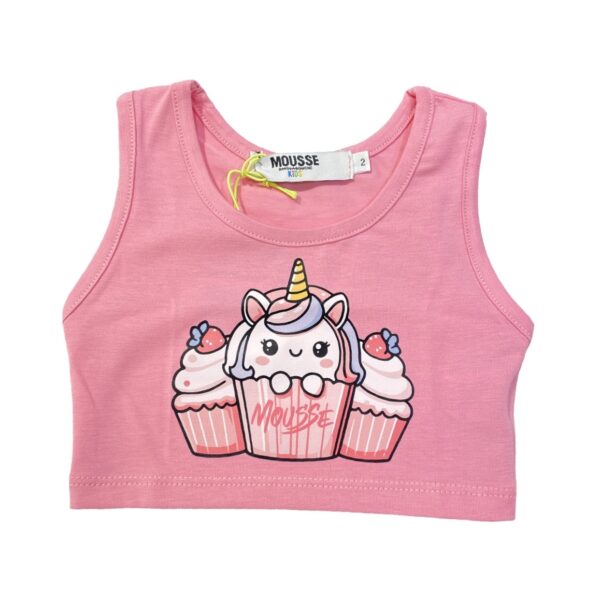 Mousse - Canotta unicorno cupcake