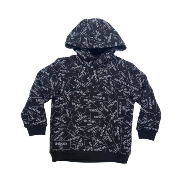 Balmain - Felpa con cappuccio - Nera
