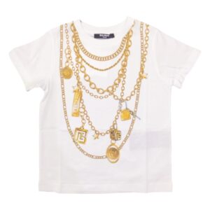 Balmain - T-shirt con collana