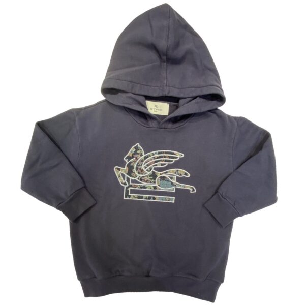Etro - Felpa logo pegaso fantasia