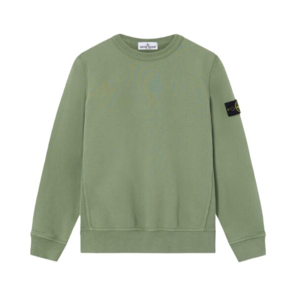 Stone Island - Felpa con logo laterale