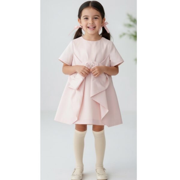 Elisabetta Franchi - Abito con fiocco rosa