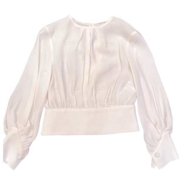 Elisabetta Franchi - Camicia blusa con cristalli
