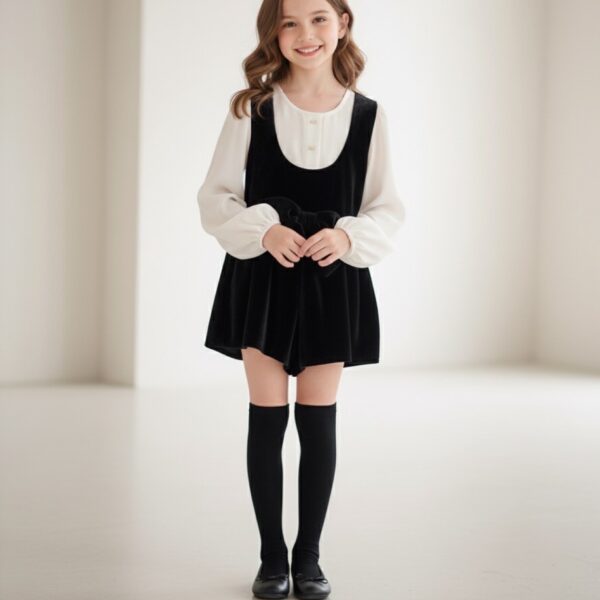 Elisabetta Franchi - Tuta in velour bambina