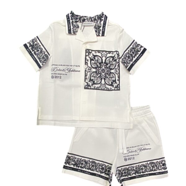 Dolce&Gabbana - Bermuda fantasia per bambini