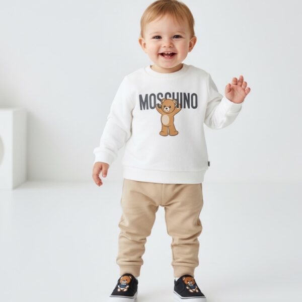 Moschino - Felpa ber bambini - bianca