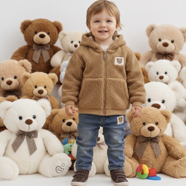 Moschino - Giubbino Teddy per bambini