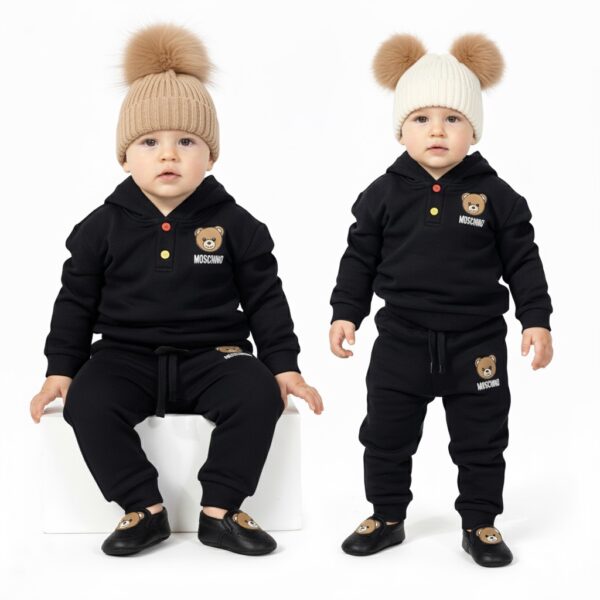 Moschino - Felpa cappuccio Teddy bambini