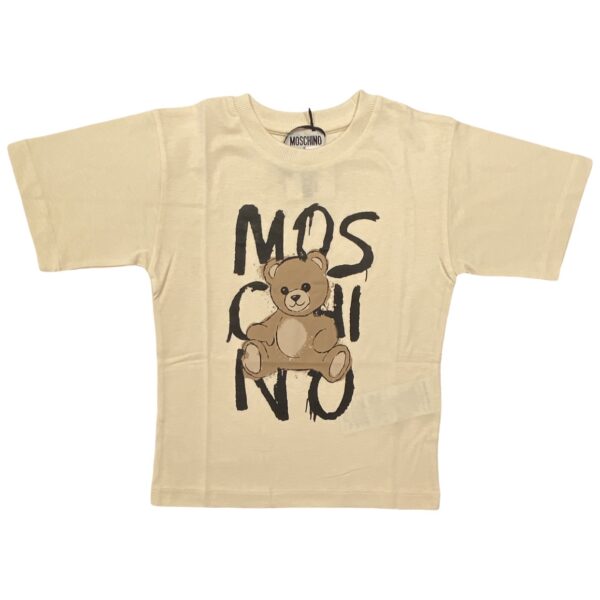 Moschino - T-shirt con teddy per bambini