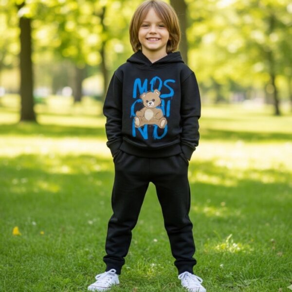 Moschino - Felpa cappuccio con logo