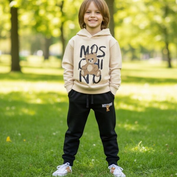 Moschino - Felpa cappuccio teddy