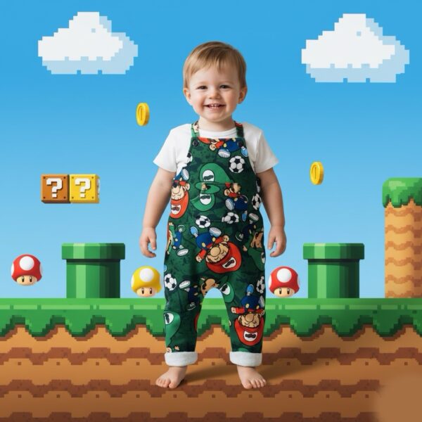 Mousse - Salopette mario bros