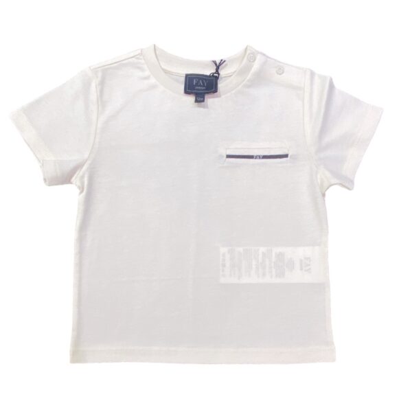 Fay - T-shirt bianca per bambini