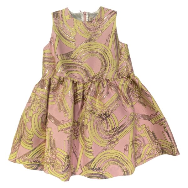 Emilio Pucci - Abito smanicato gold pink