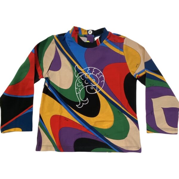 Emilio Pucci - T-shirt multicolor per bambina