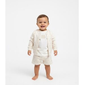 Dolce&Gabbana - Bermuda con logo beige