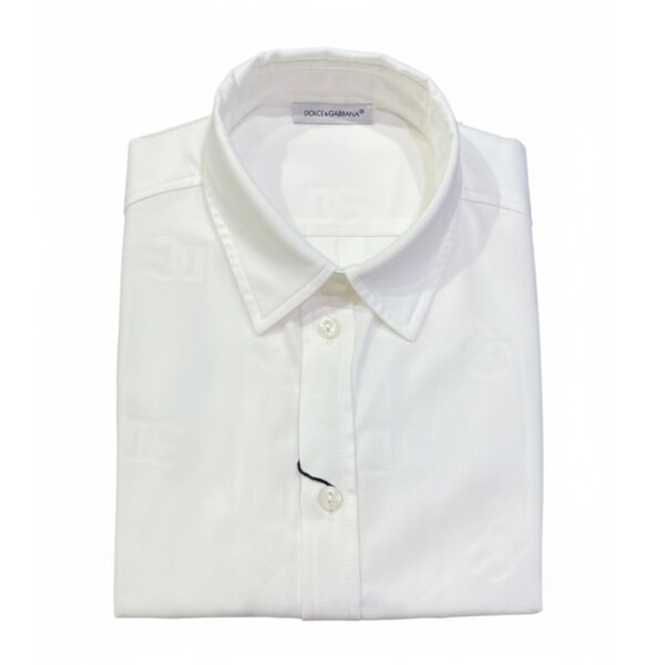Dolce&Gabbana - Camicia con logo per bambini