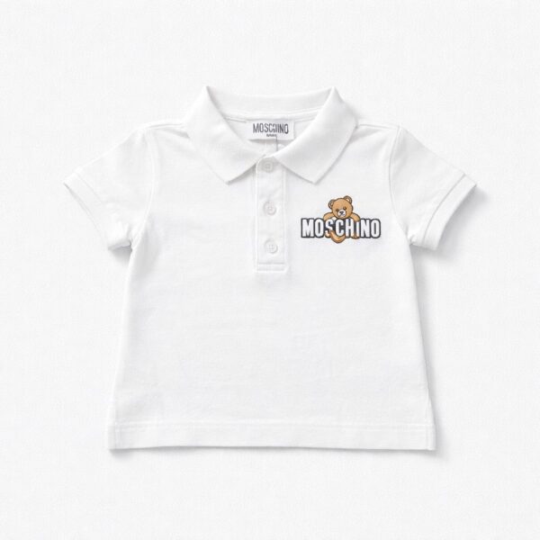 Moschino - Polo teddy bianca