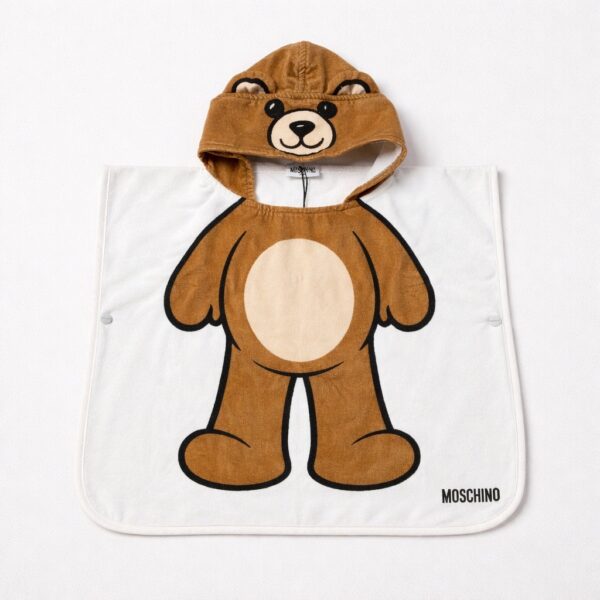 Moschino - Accappatoio teddy bianco