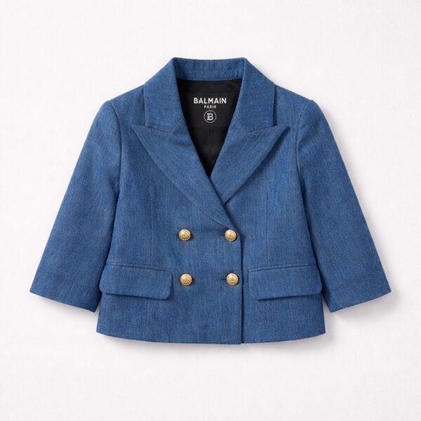 Balmain - Giacca doppio pettp per bambini