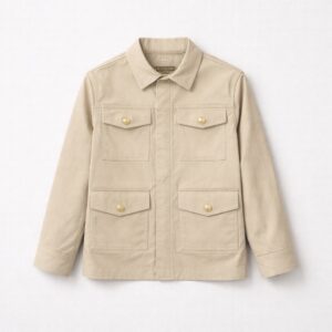 Balmain - Giacca sariana sabbia