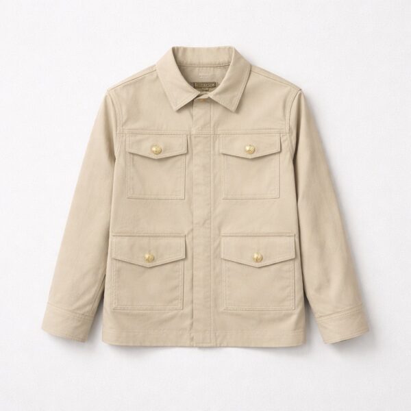 Balmain - Giacca sariana sabbia