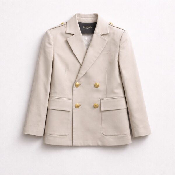 Balmain - Giacca doppio petto bottoni oro