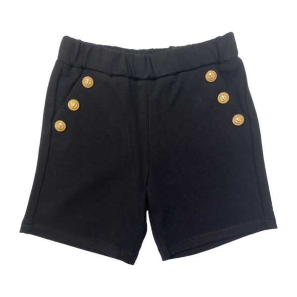 Balmain-bermuda bottoni oro
