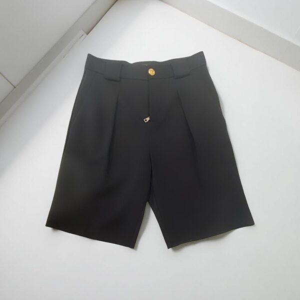 Balmain-bermuda bottone oro