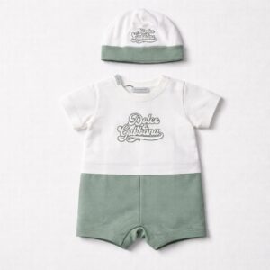 Dolce&Gabbana - Set tutina cappello per neonato