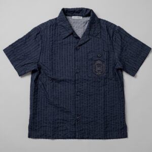 Dolce & Gabbana - Camicia con logo blu
