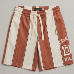 Dolce&Gabbana - Bermudone riga avana