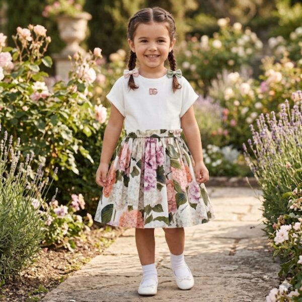 Dolce&Gabbana - Abito tema ortensia
