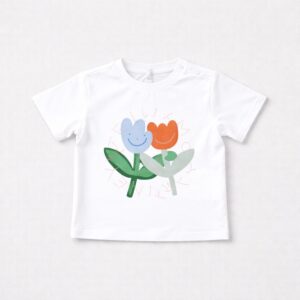 Stella McCartney - t-shirt tulipani per bambina