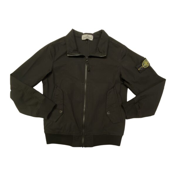 Stone Island - Giubbino nero con logo