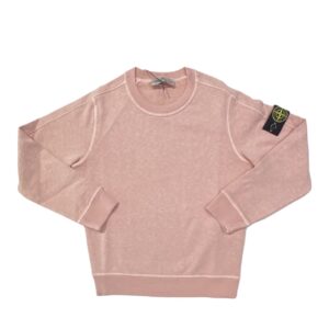Stone Island - Felpa in cotone - rosa