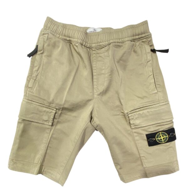 Stone Island - Bermudone in cotone