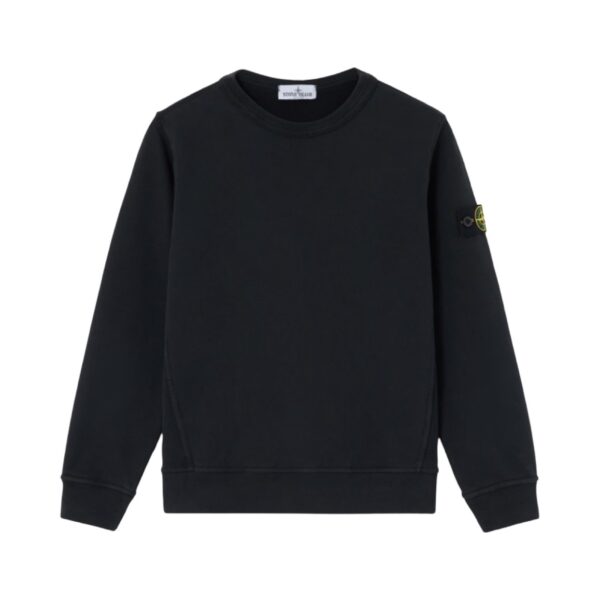 Stone Island - Maglia in lana con logo - nero