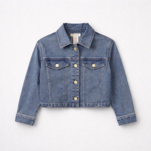 Twinset - Giubbino in jeans con ricamo