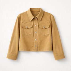 Twinset - Giacca con frange effetto scamosciato