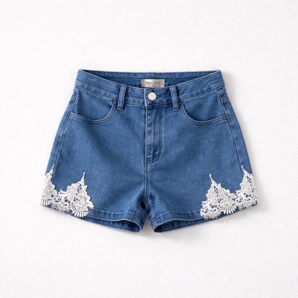 Twinset - Sort in jeans con ricamo