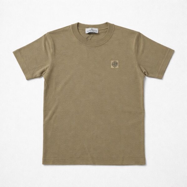 Stone Island - T-shirt con logo - Verde