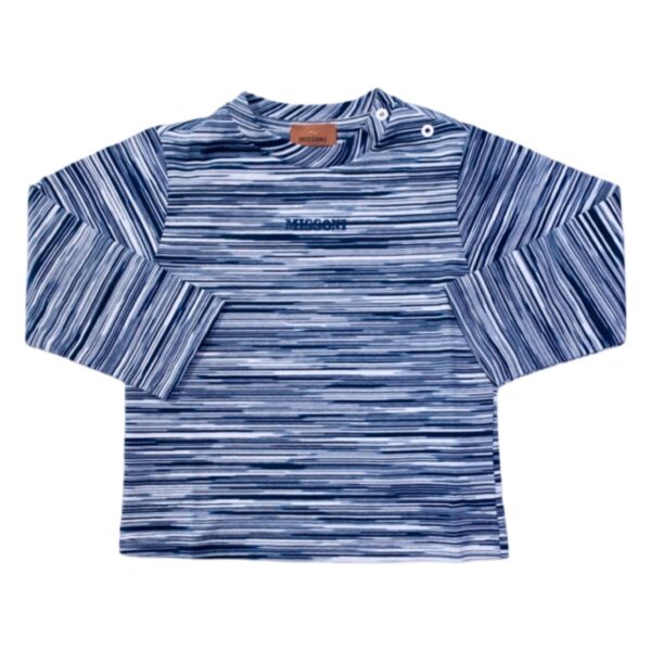 Missoni - t shirt logata fantasia